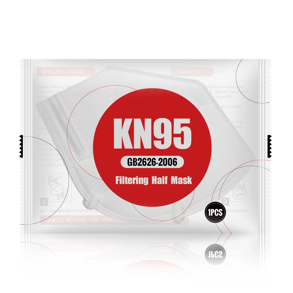 
KN95 Mask KN95 Disposable Protective Mask OEM Respirator Facemask kn95mask China GB2626 KN95 Face Mask 