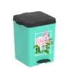 Plastic garbage bin model I15113 3 colors from Dai Dong Tien