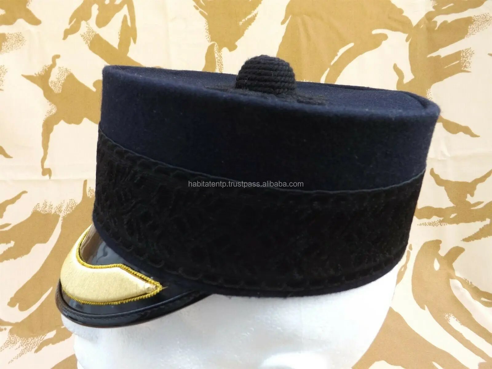 Reproduction British Army Officers 1880 pattern Forage cap Royal Regt Size 58 cm 