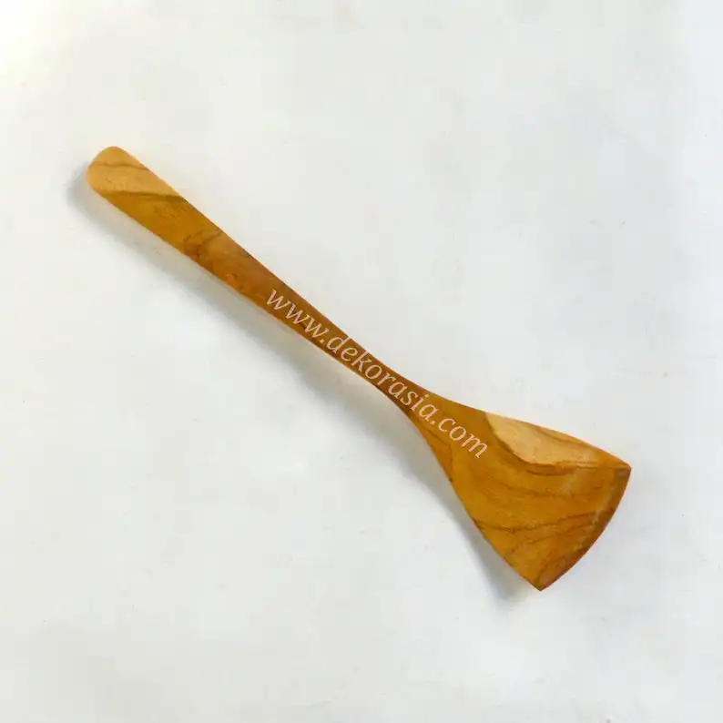 Teak Wood Wooden Stir Fry Utensil Dinnerware Set Dishes & Plates