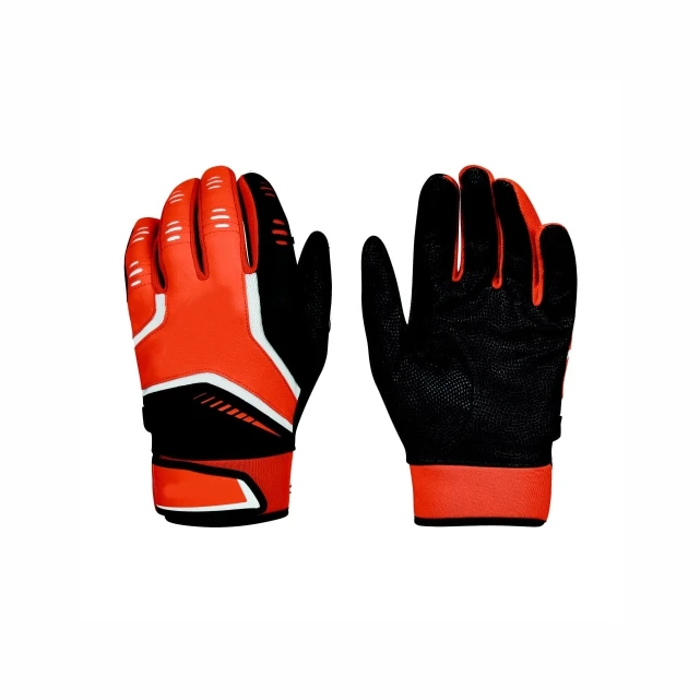 Baseball/softball Proper Grip Leather Batting Gloves With Durable