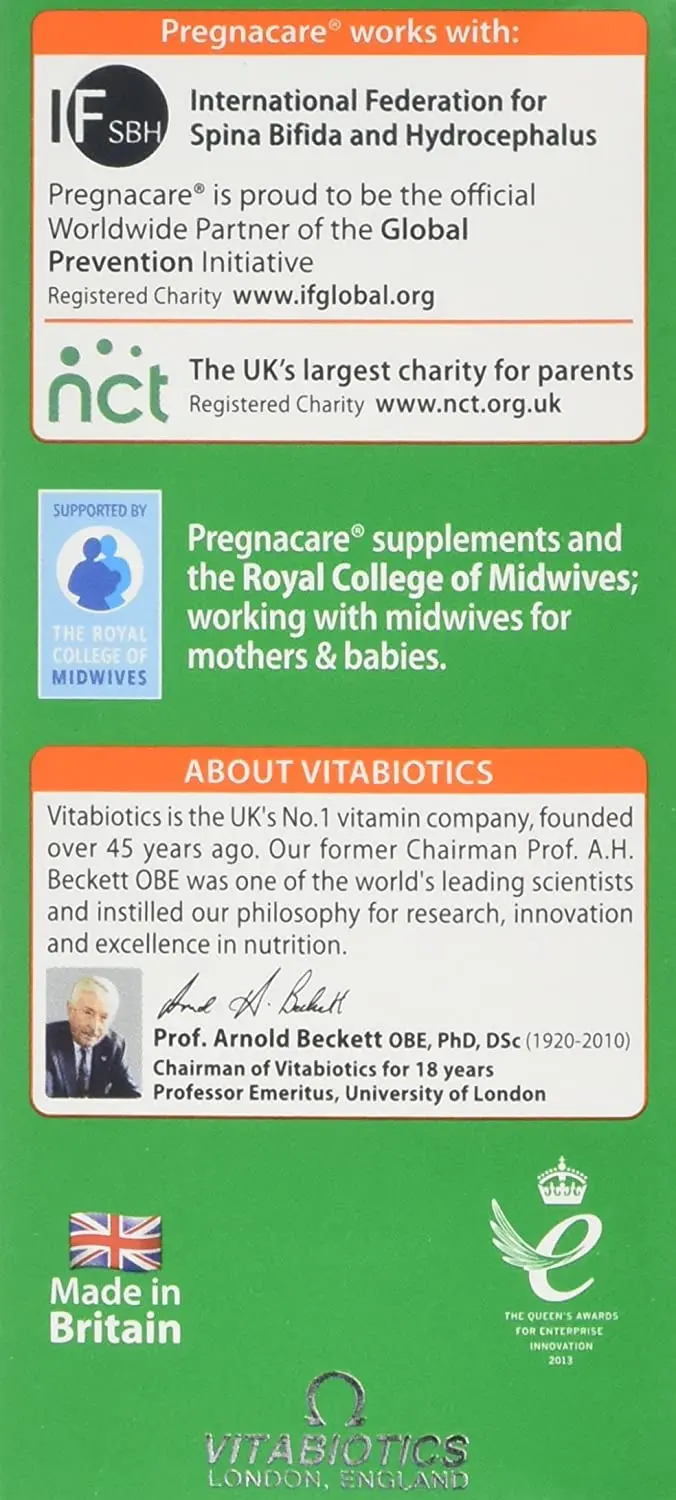 Vitabiotics Pregnacare Original Vitamina Minerales Embarazo 30 Tabletas Pregnacare Original Buy Vitabiotics Pregnacare Original 90 Tabletas Vitabiotics Pregnacare Original Pregnacare Original 30 Comprimidos