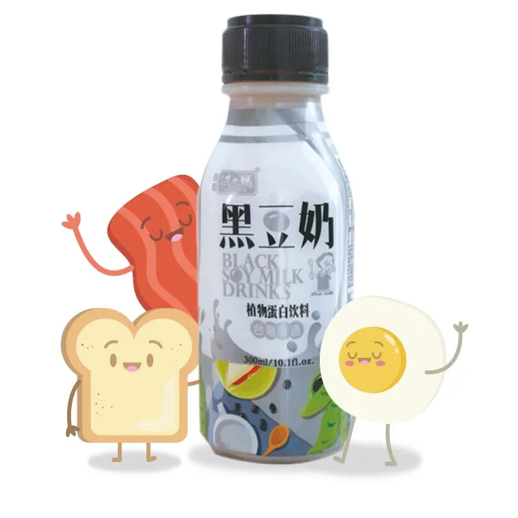 
Taiwan instant PP plastic bottle black soymilk 