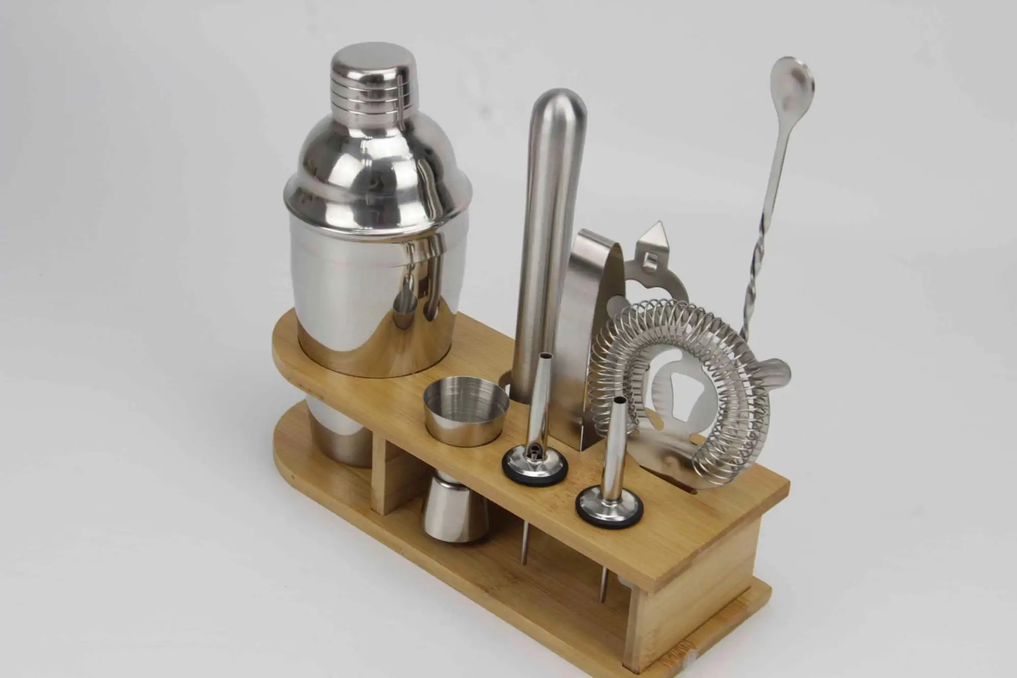 Luxury Bartender Kit Stainless Steel 10piece Bar Tool Set,550 Ml