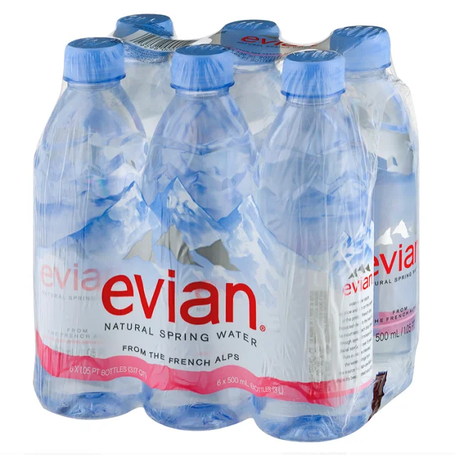 Evian 50cl Pet French Evian Plastic Bottle 500ml Mineral Water Brands ...