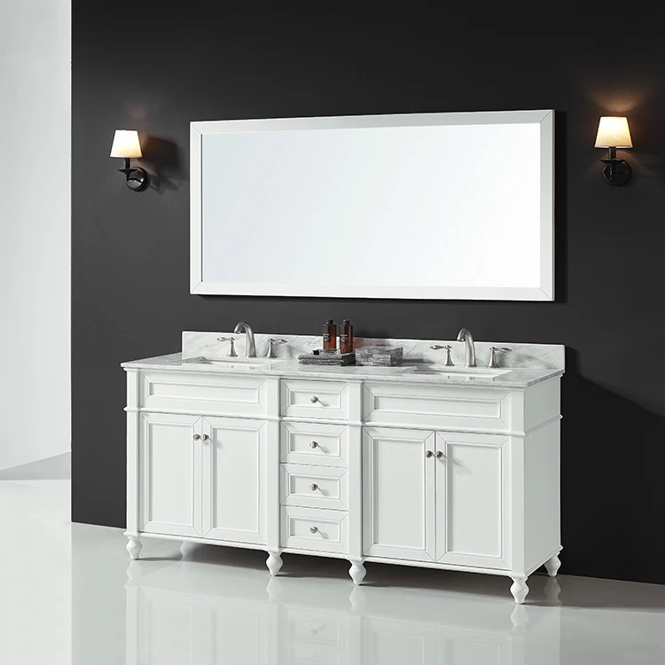 Luxury Double Bathroom Vanity Bathroom Funiture Made In Vietnam