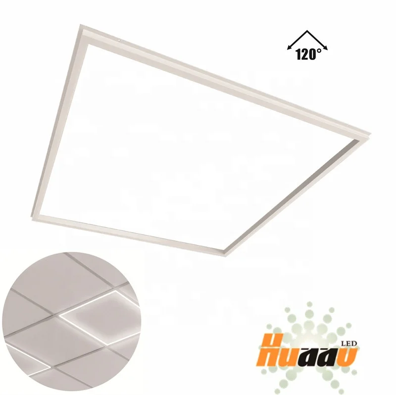 indoor comercial aluminium  led panel frame light ceiling square down light 40W 48W 60W