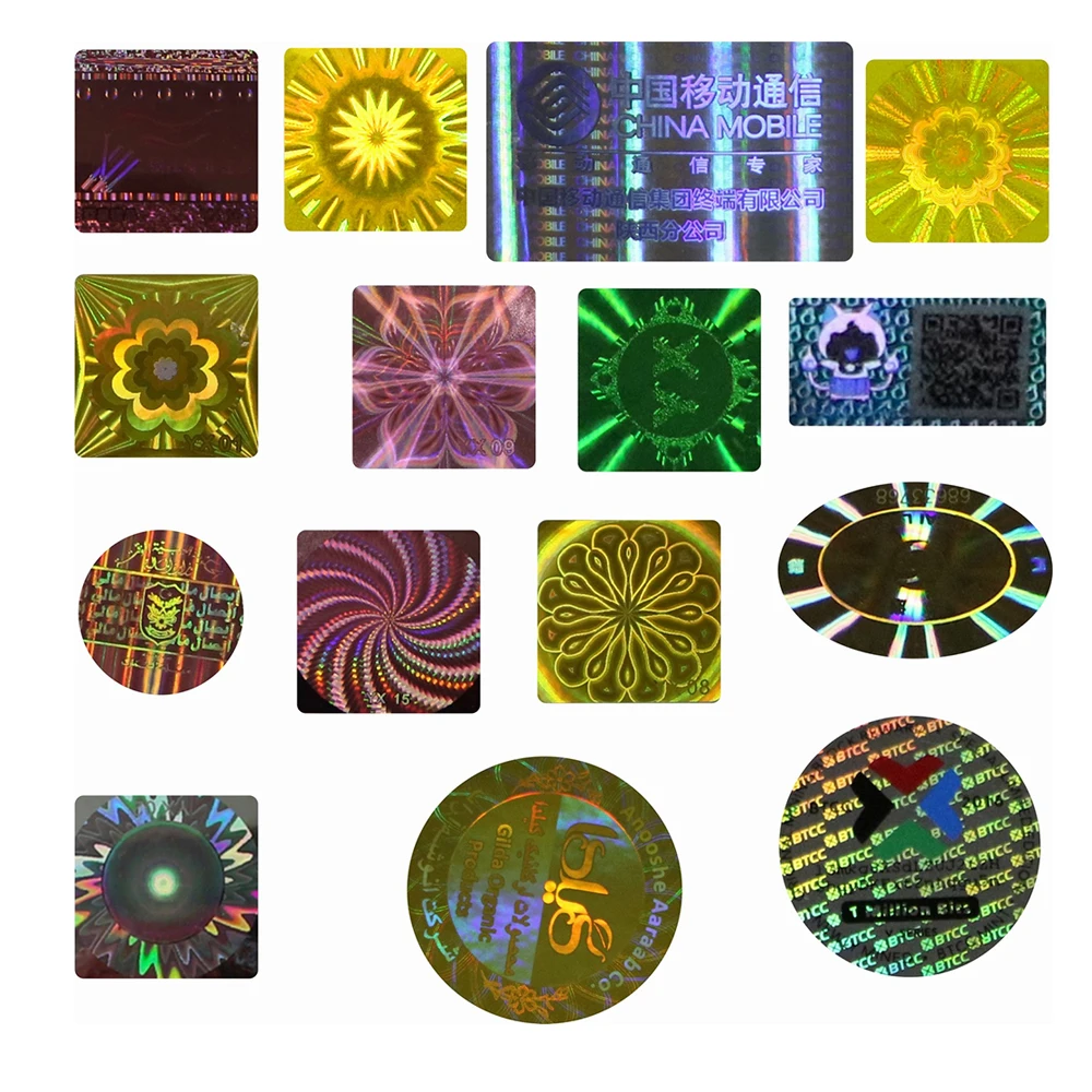 Fabricants personnalis&eacute; non-s&eacute;chage colle laser auto-adh&eacute;sif &eacute;tiquette anti-contrefa&ccedil;on &eacute;tiquette laser