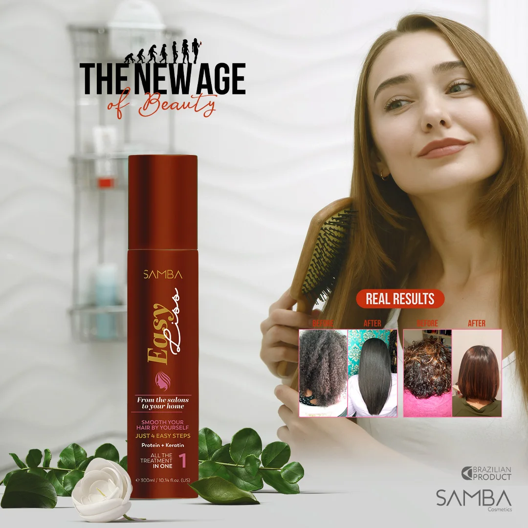Straightening Hair Treatment Easy Liss Brazilian Keratin Therapy With
