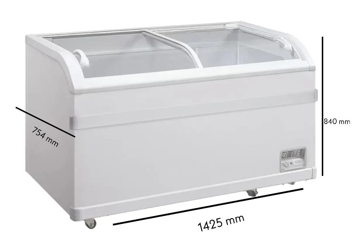 Commercial Chest Freezer Sliding Top Wd510l Curve Glass Door Chest Freezer Buy Top Open Chest