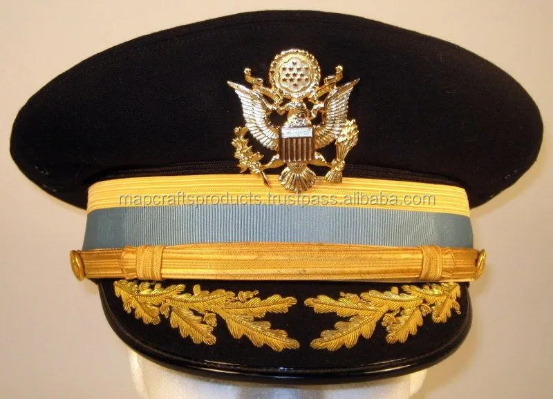 Us Army Asu Dress Blue General Bullion Hat - Buy Male General Officer ...