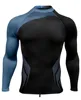 High quality Material Elastane/Polyester swimming/water skating and bjj/mma training rash guard for mens FT-RG-06-02