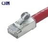 Factory price rj45 connector shield 8P8C patent connector with earth wire connection device