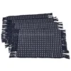 Cotton Ribbed Placemats Woven Stripe Table Mats Wholesale
