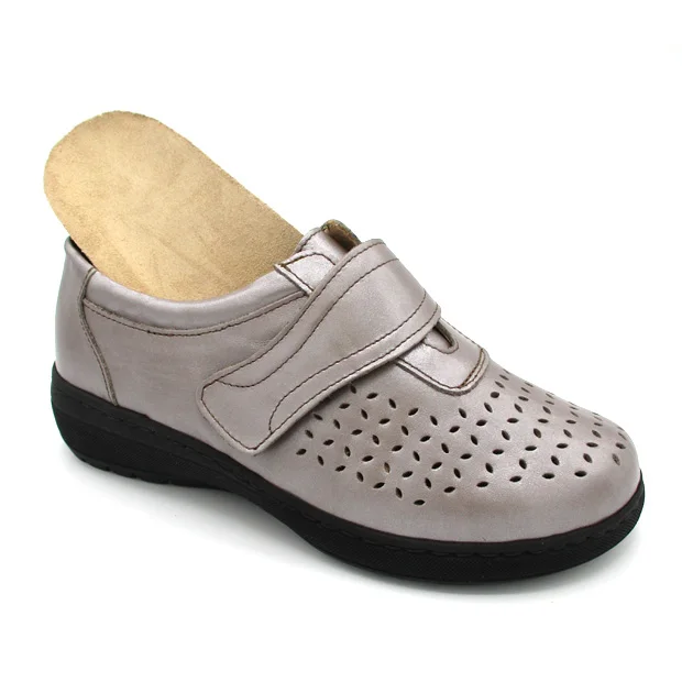 Woman Leather Shoe Removable Insole