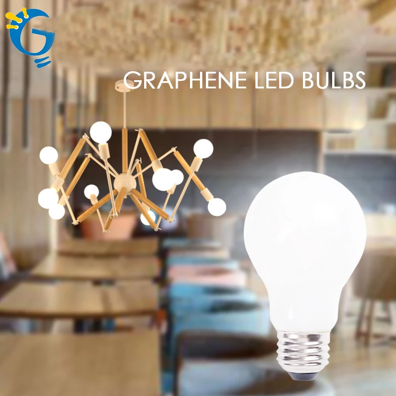 Graphene lighting two step switch dimming filament LED light bulb A60 2 switch milky night lamp 230V 806lm 100lm E27