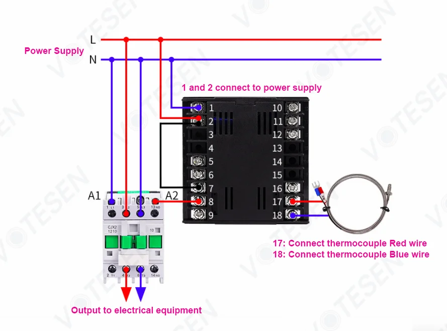 High Precision Digital Intelligent Ch702 Pid Temperature ...