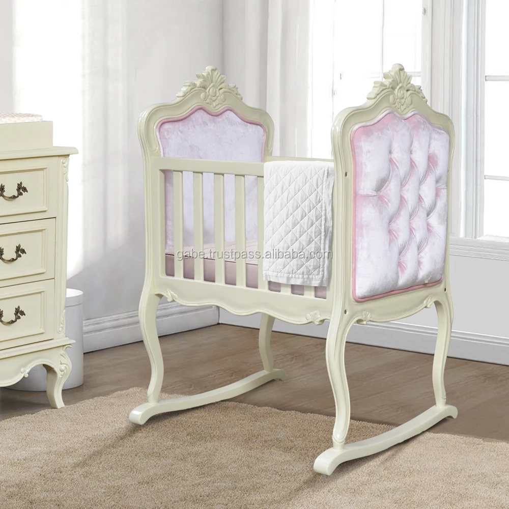 Wooden Cream Colour Painted From Solid Wood Handmade Nursery Furniture From Indonesia