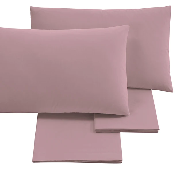 Viterboshop 100% Cotton Full Double Sheet Set + 4 Pillowcases - Made In Italy - Floral, Seasonal Colors
