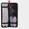Handcrafted Travel Size MensTie Box Cuff Link Tie Case