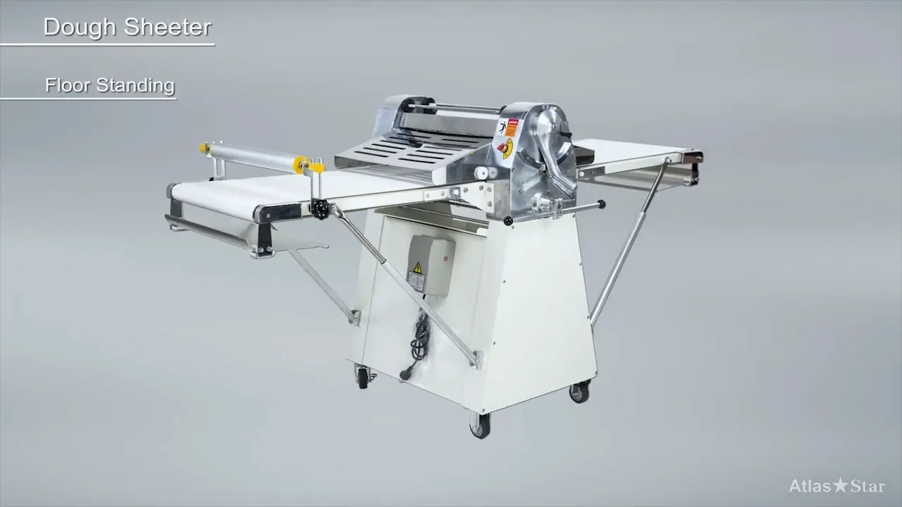 Commercial Dough Roller Machine Tabletop Pastry Roller Bakery Supplier