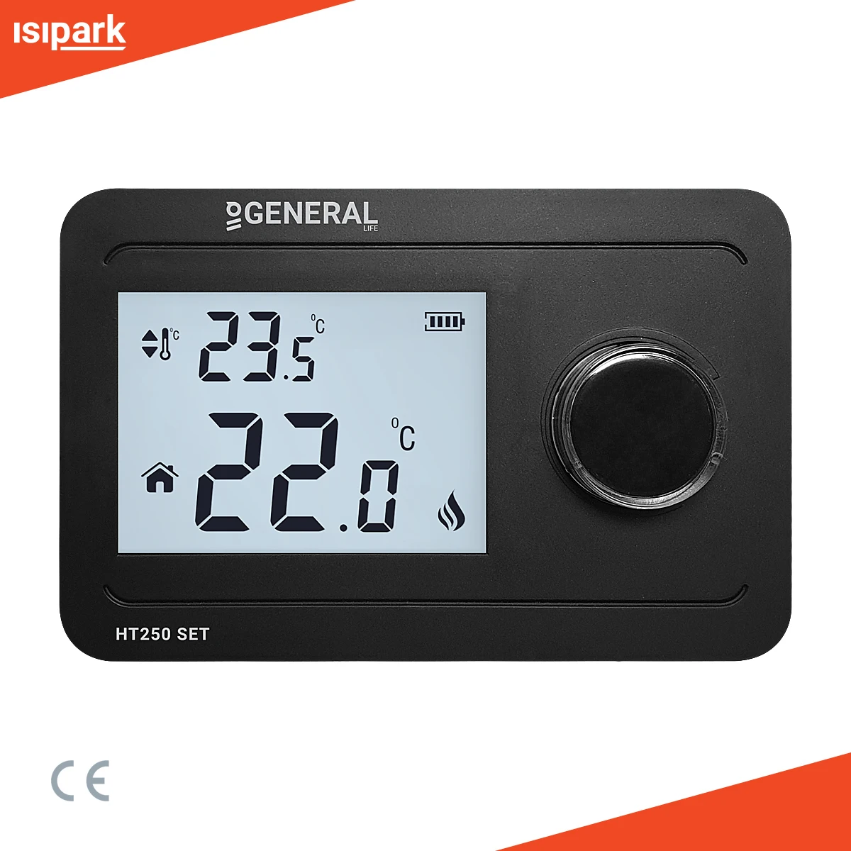 Digital LCD Screen Wireless Room Thermostat HT 250 SET High Quality