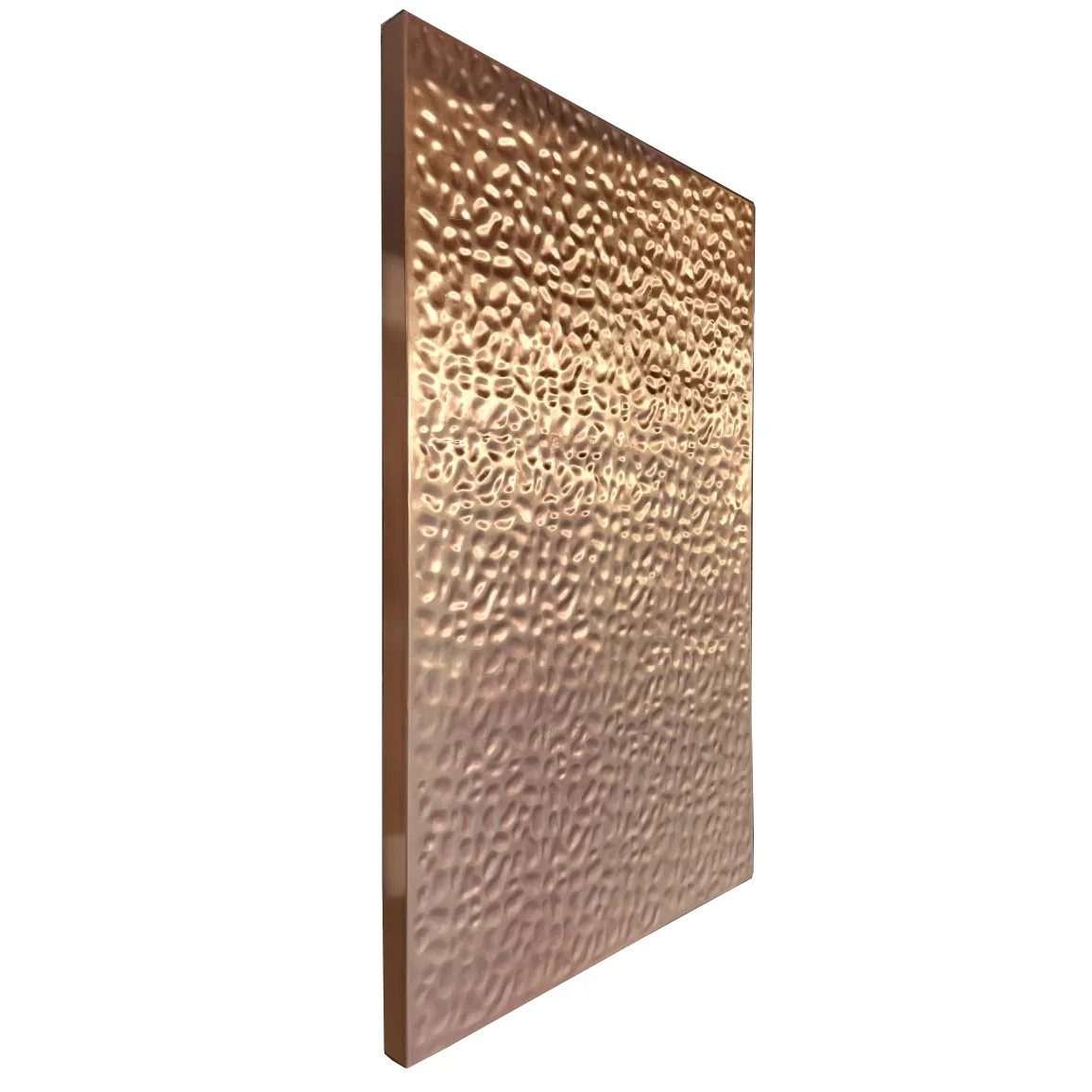 Hammered Copper Sheet Wall Cladding Decorative Metal Sheet For Wall And Home Decoration