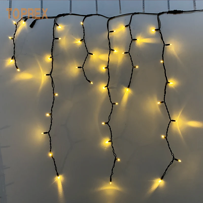 10m Outdoor LED Icicle Christmas Lights