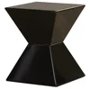 Pyramid Black End Table