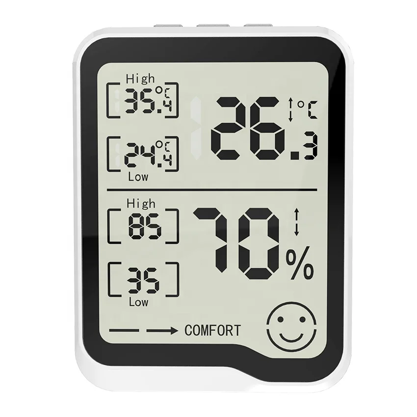 Factory Digital Hygrometer Indoor Humidity Thermometer Waterproof
