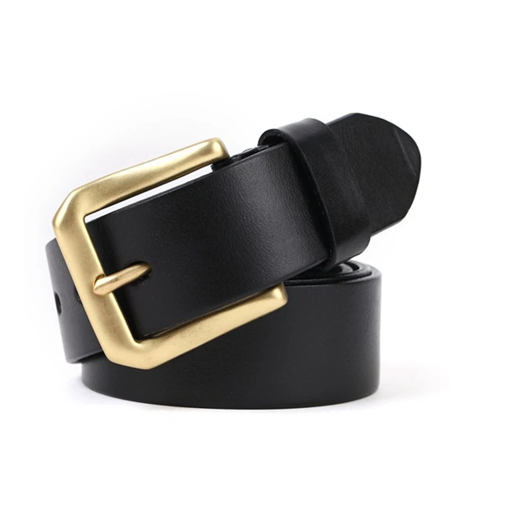 
2020 Hot Selling Double Sides Rotatable Pin Buckle Leather Belt Men for Jeans Pants 
