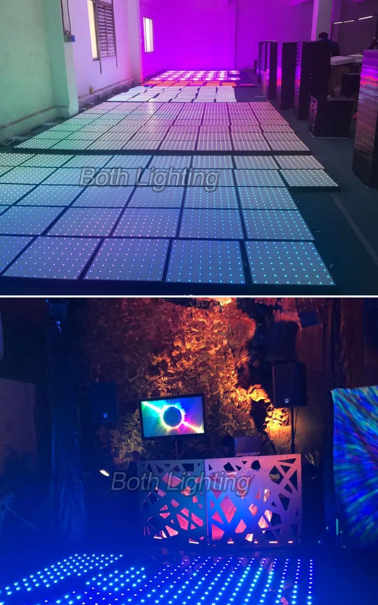 Buy led disco floor lights Wireless led dgital dance floor portable wedding floor\n\n 