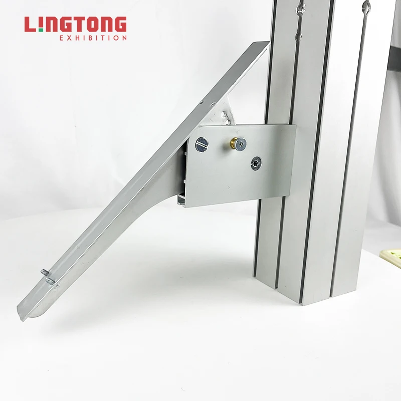 Adjustable Aluminum Shelf Bracket For Shell Scheme Booth Country