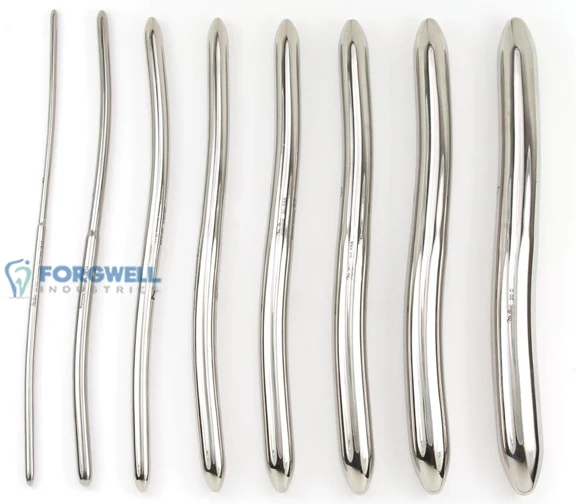 Stainless Steel Hegar Uterine Dilators Set Of 8 Dilators 3-4 Mm To 17 ...