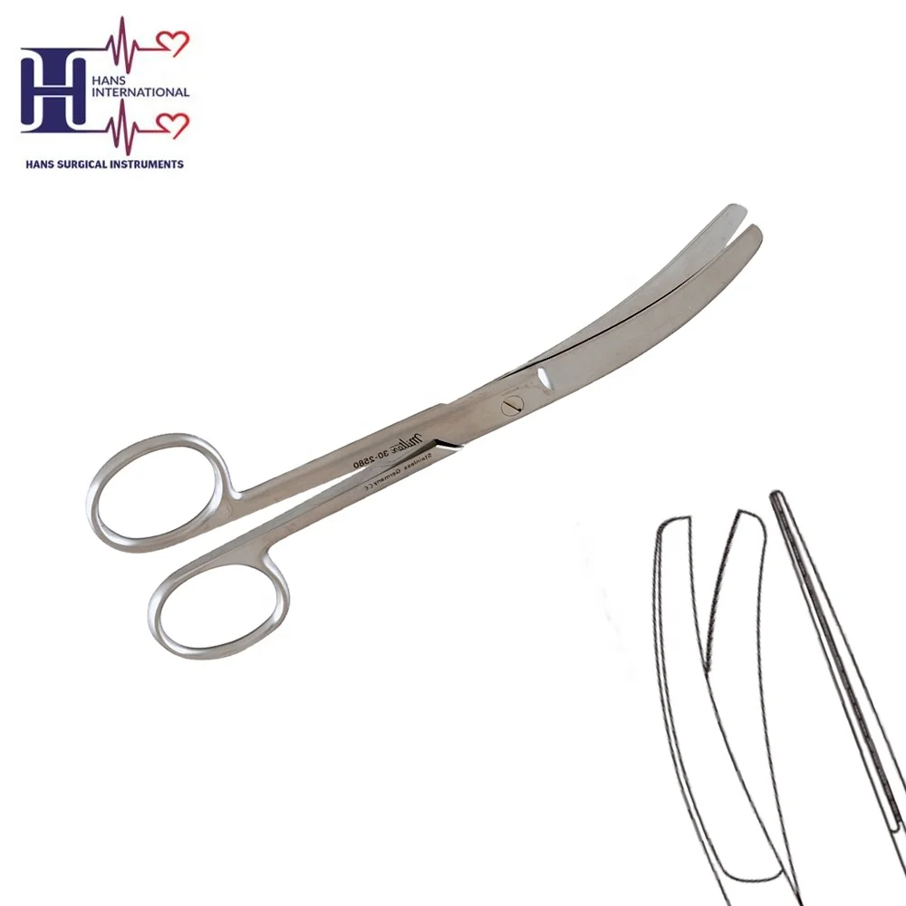 Busch Umbilical Cord Scissor One Toothed Cutting Edge Premium Quality
