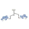 TMI HEX 105+84 Hospital Ceiling Operating Light, Ceiling Model Double Dome LED Surgical Lamp, Shadowless Operation Theatre Lamp