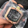 RICHARD MILLE RM 11-03 ROSE GOLD TITANIUM FLYBACK CHRONOGRAPH