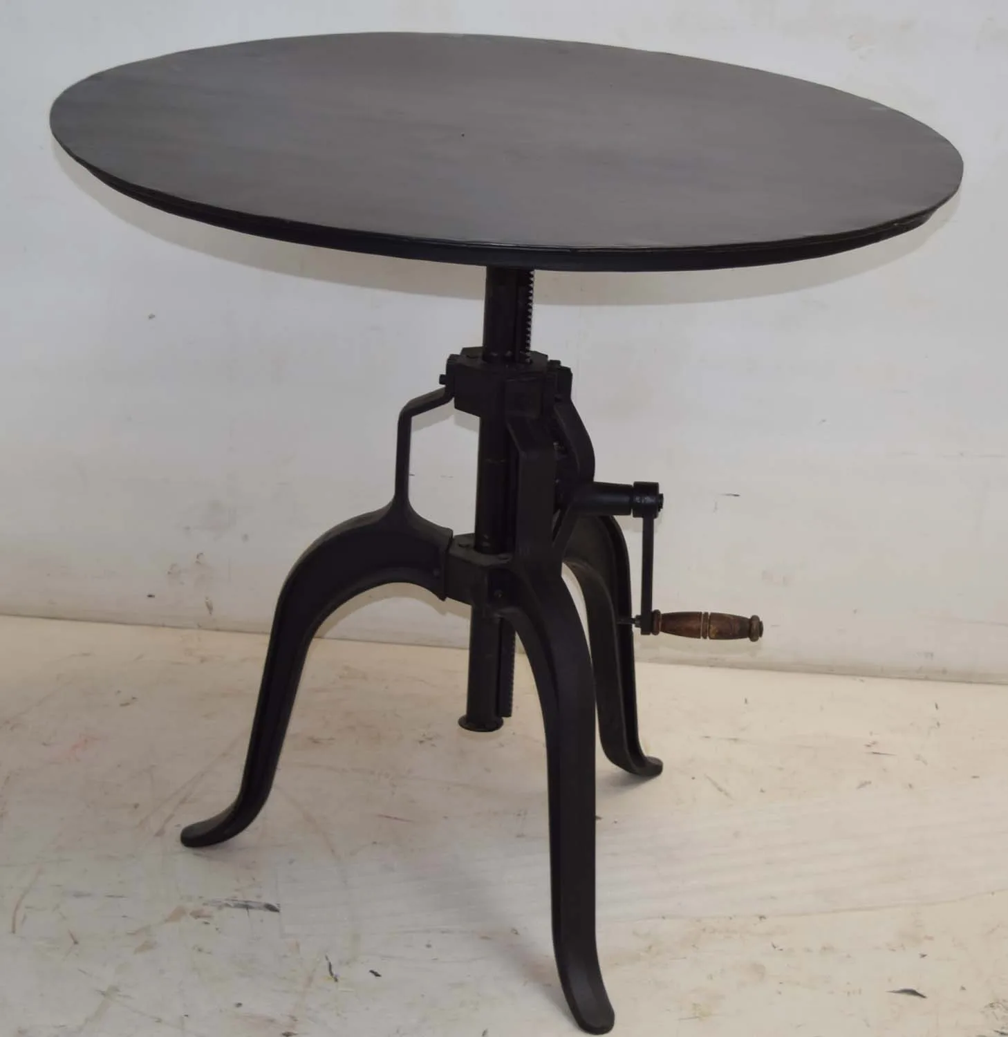 Industrial Vintage Crank Mechanism Hand Adjustable Side Table Buy