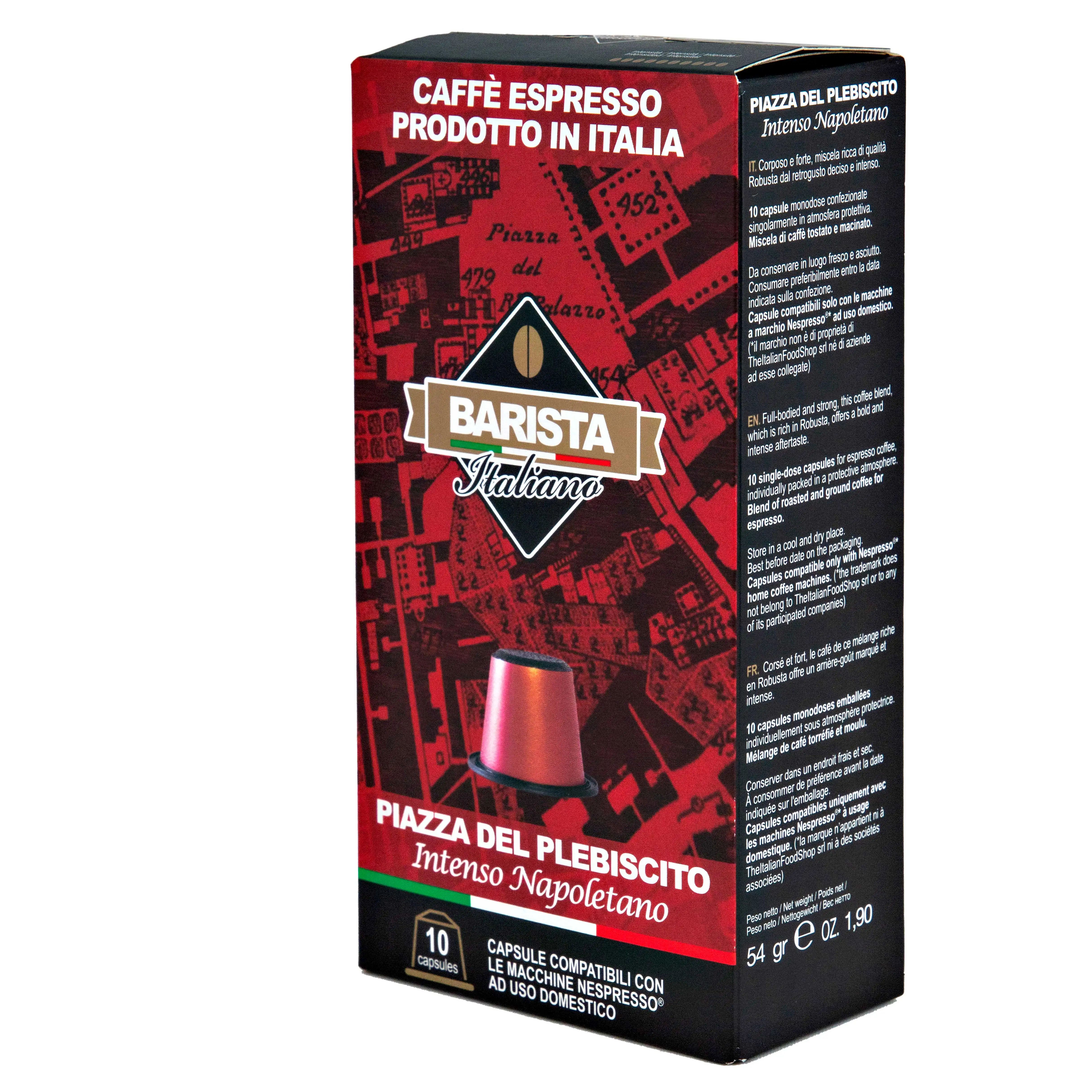 Cápsulas de Café para Nespresso Caffesso Italiano