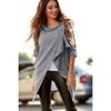 Hot Sale Solid Color Irregular Knit Cardigan For Women Casual
