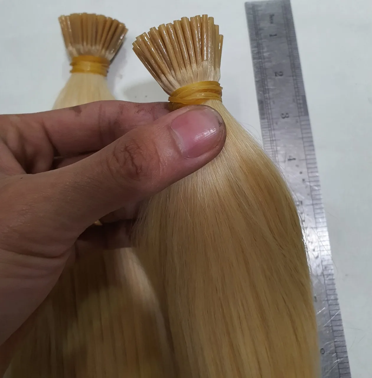 Top Quality 100 Human Hair Extensions Blonde Color Prebonded Itip/utip