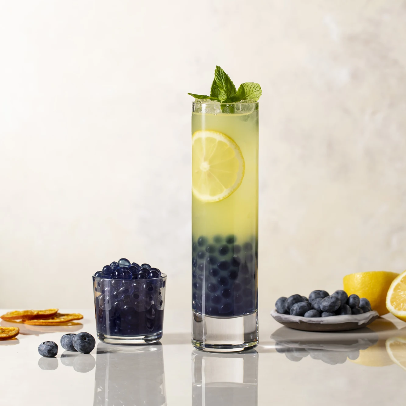 Premium Quality Bobajoy Popping Boba Balls Black Currant Bubble Tea Drinks Popping Boba Made