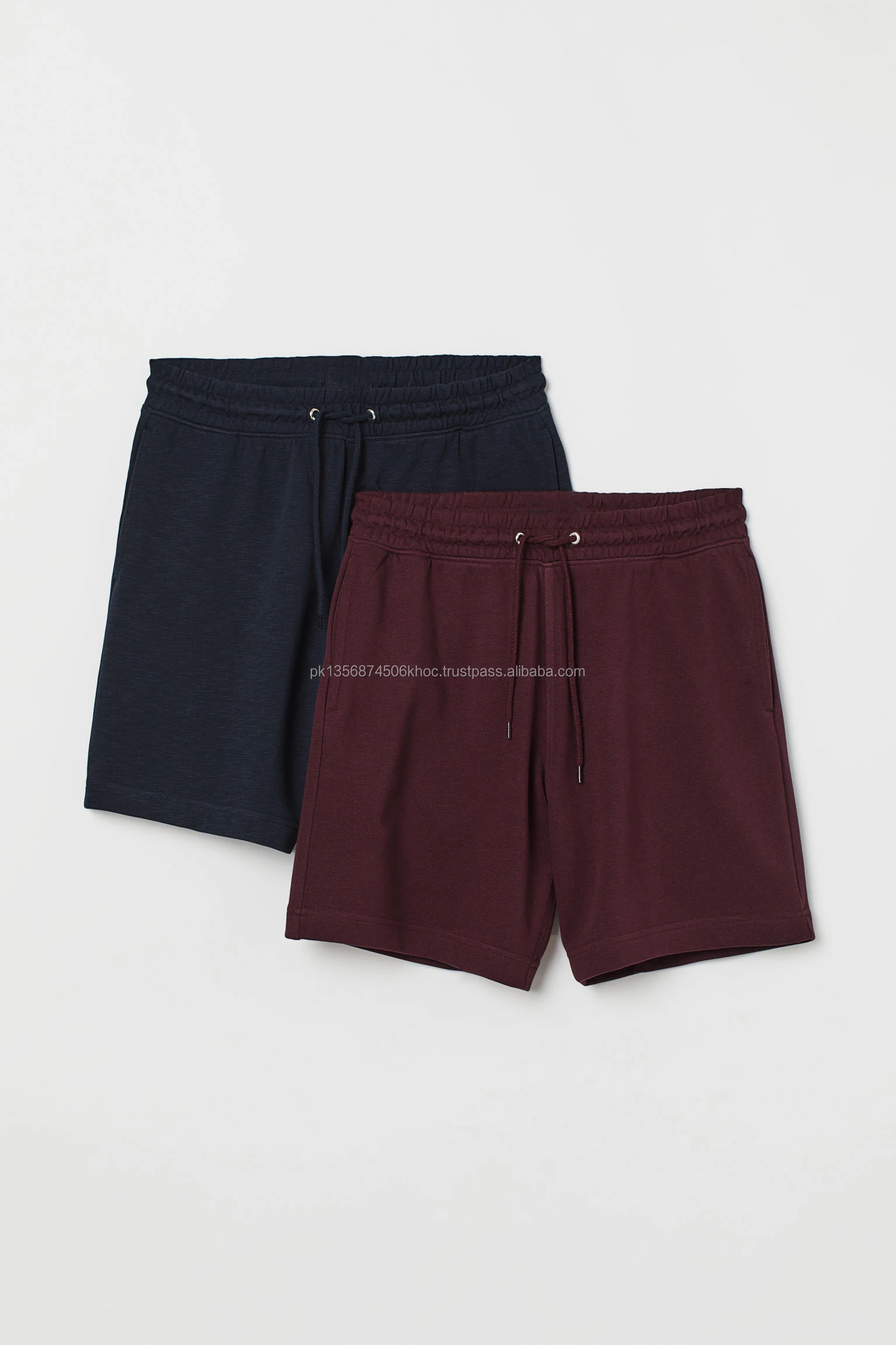 Long Cotton Fleece Shorts Men Cotton Shorts For Men's Wholesale Custom