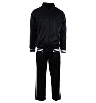 mens nylon tracksuit set