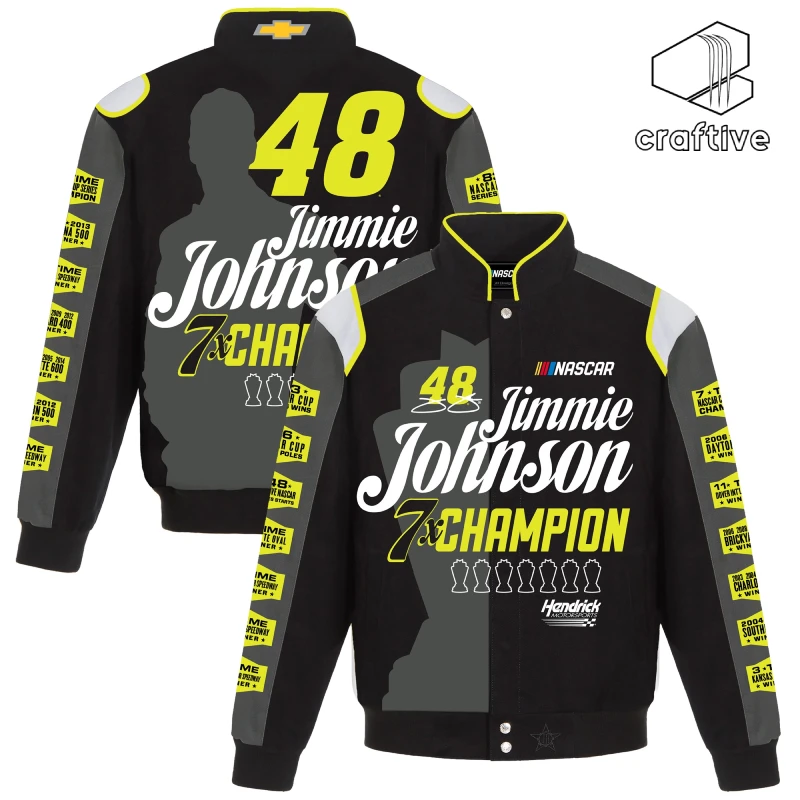 Jimmie Johnson Nation Racing Nascar Jackets - Buy Nascar Jacket,Custom