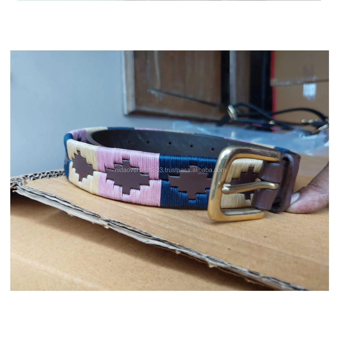 Leather Argentinian Polo Belt