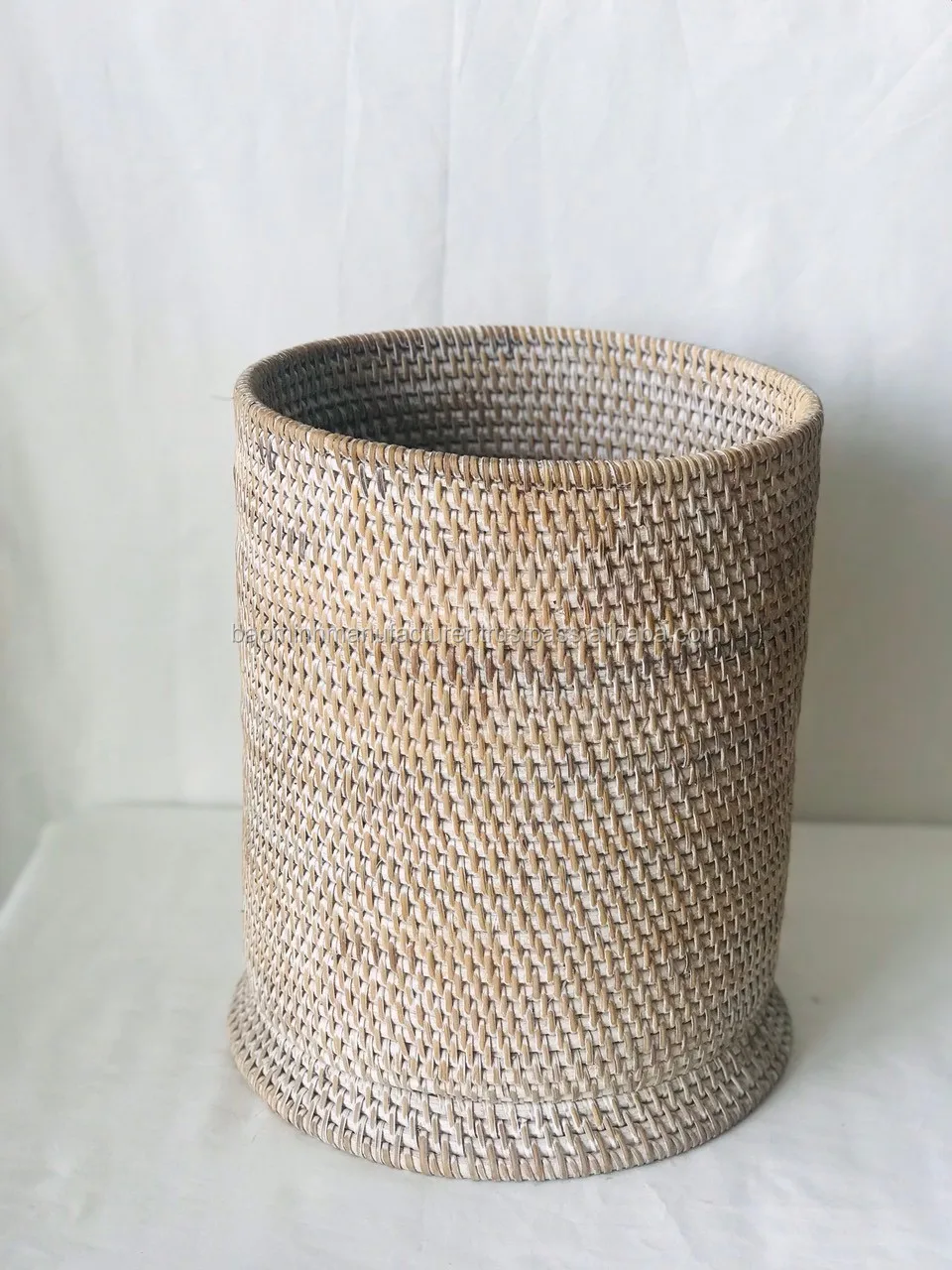 Vintage Style Rattan Bathroom Set 7 Pieces Buy Vintage Style Rattan