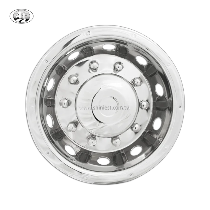 304 Stainless Steel Truck Wheel Covers 225 Inch For Steel Wheel Of