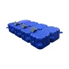 LOW MOQ Matrina Bridge Price Modular Customized Logo Color Floating Pontoon Dock Plastic Pontoon Cubes