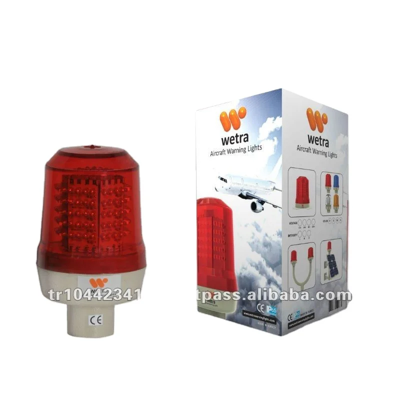 
Wetra L-810 Led Aviation Warning Light, ICAO FAA Type low intensity high quality obstruction light for high buildings 